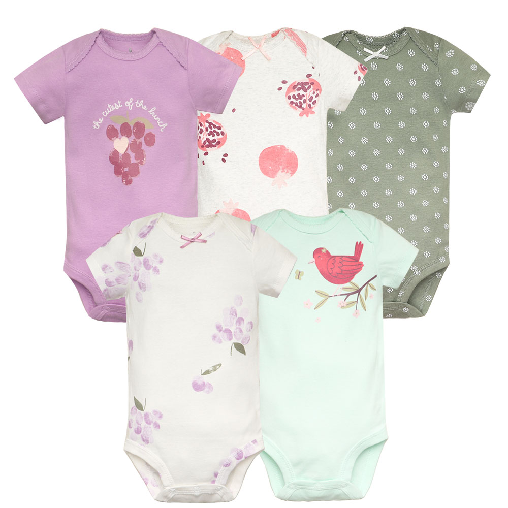 Baby Nursery Ideas Boy - 5pcs/lot Baby Bodysuit Fashion Girl Clothes