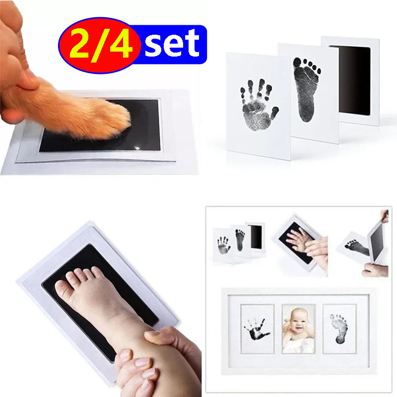 Footprint Ink Kit - Baby Care Non-Toxic Baby Handprint Footprint