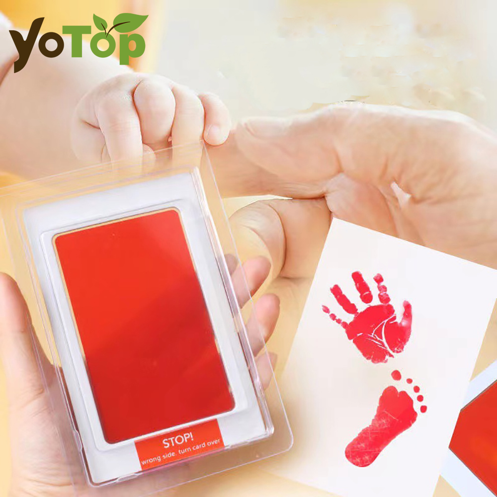 Footprint Ink Kit - Large Size Non-Toxic Baby Handprint Footprint