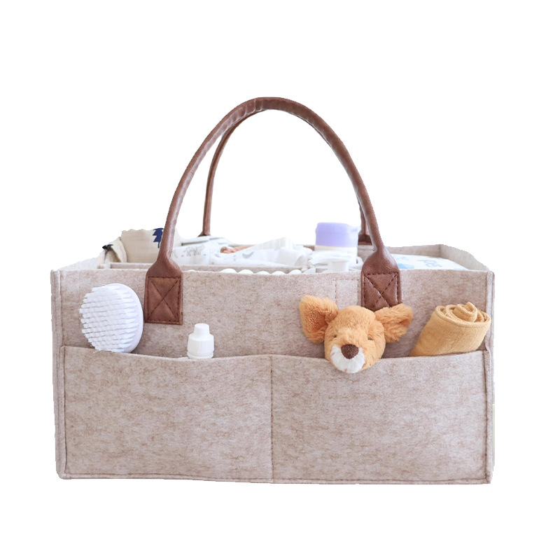 Baby Nursery Organiser - Baby Felt Storage Nursery Organizer Basket