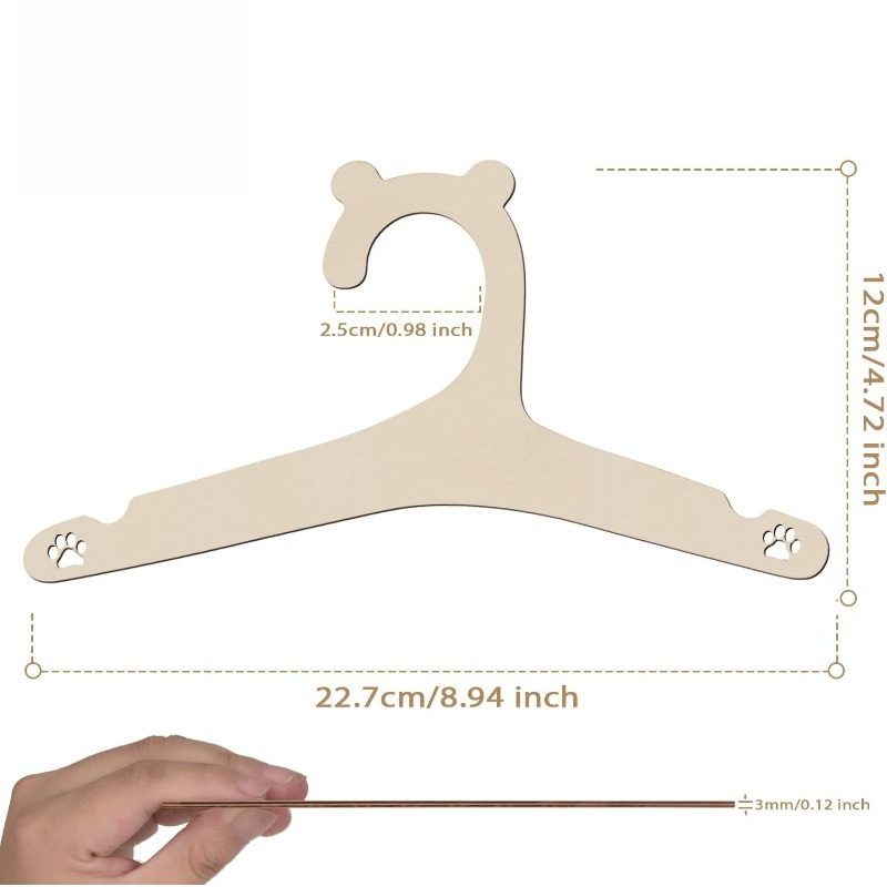 Baby Clothes Rack Cute Bear Wo - Baby Nursery Hangers recension och pris