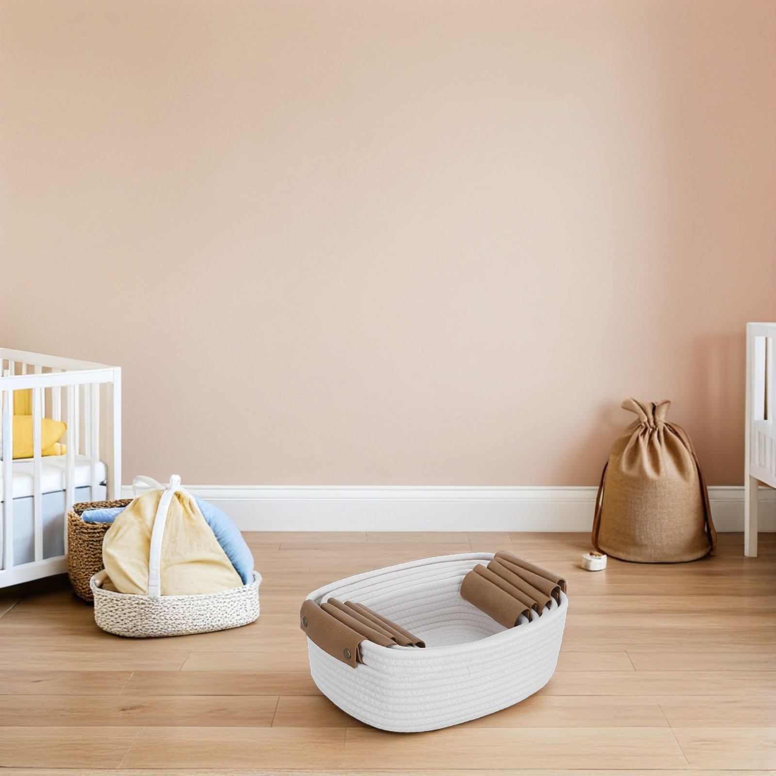 5Pcs Nursery Storage Basket Se - Baby Nursery Shelf recension och pris