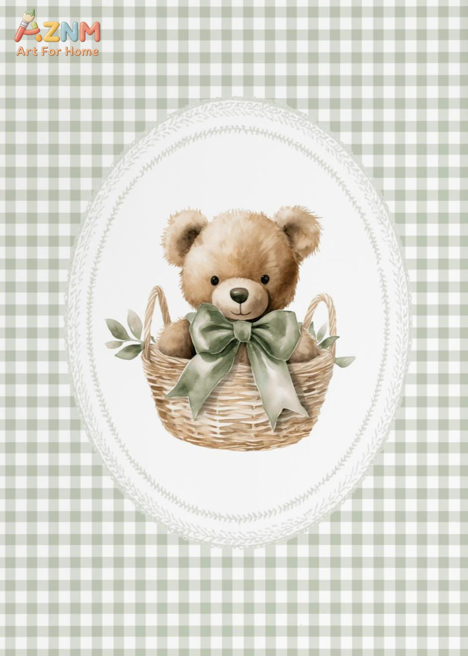 Watercolor Teddy Bear Nursery  - Baby Nursery Set Furniture recension och pris