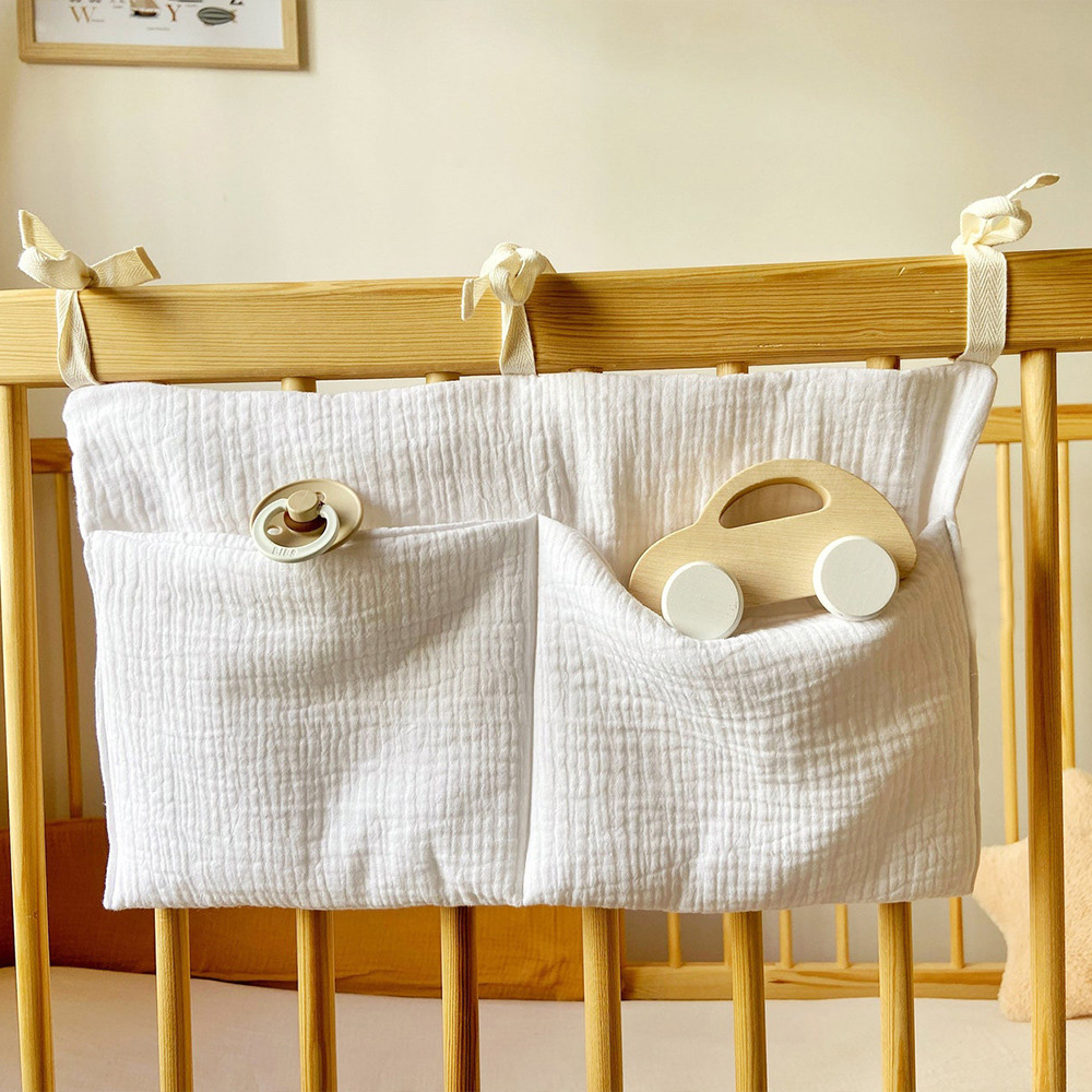 Muslin Baby Crib Organizer Cot - Baby Nursery Organiser recension och pris