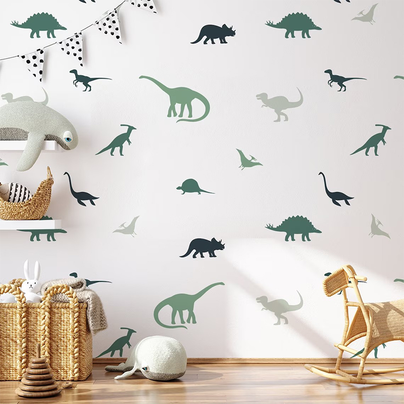 Boho Cartoon Animals Dinosaurs - Baby Nursery Set Furniture recension och pris