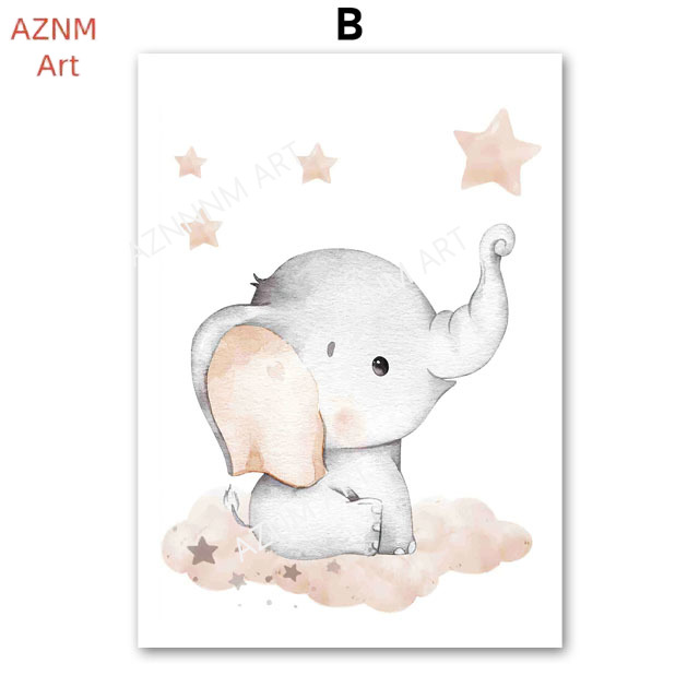 Elephant Balloon Rainbow Moon  - Baby Nursery Home recension och pris