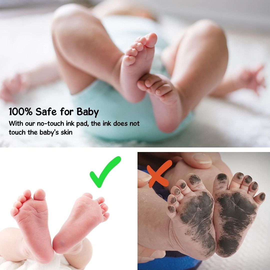 Baby Handprint and Footprint K - Footprint Ink Kit recension och pris