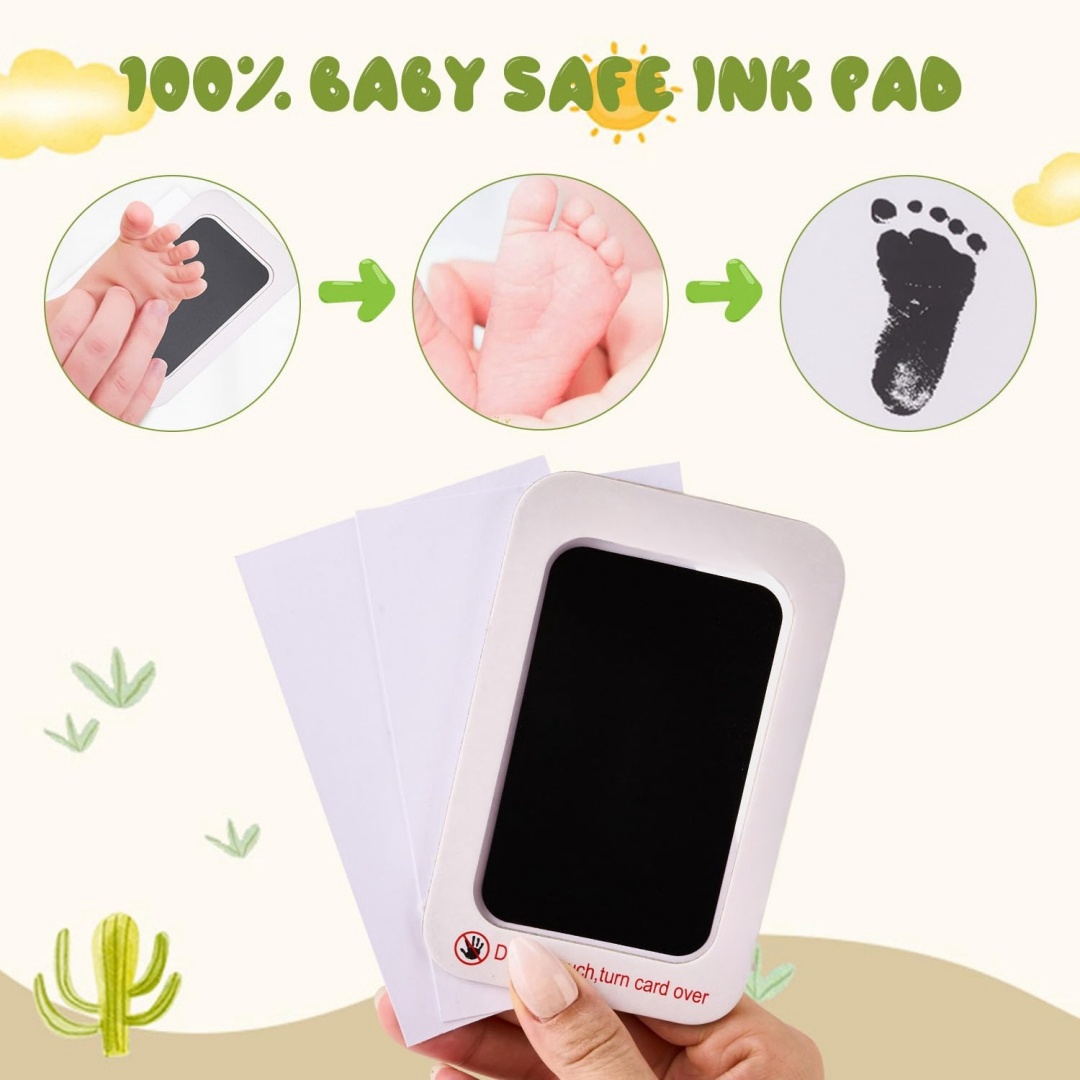Baby Handprint and Footprint K - Footprint Ink Kit recension och pris