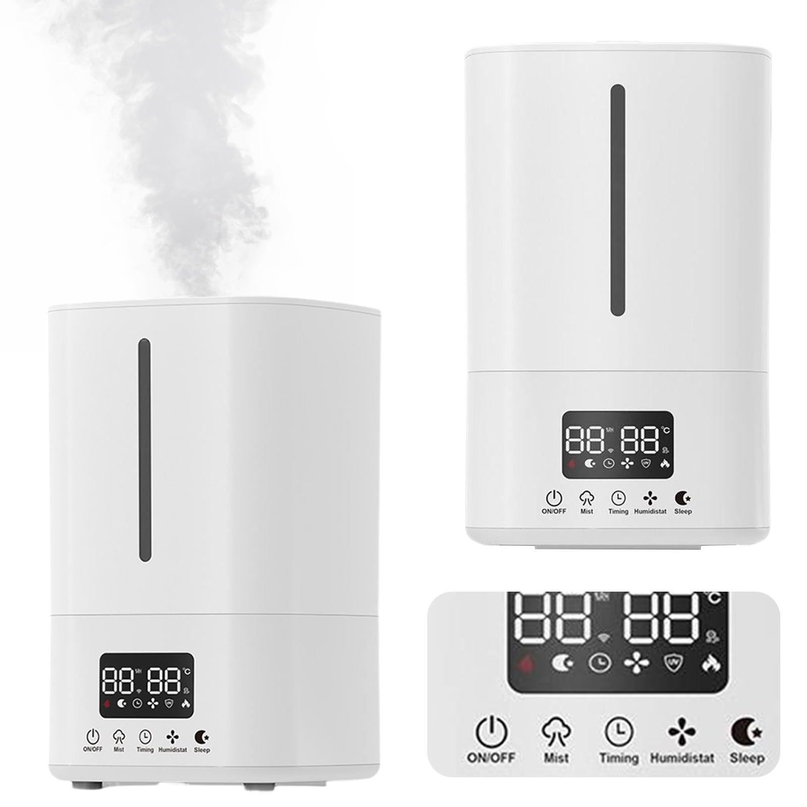 5L Air Humidifier with Air Pur - Humidifier Nursery Quiet recension och pris