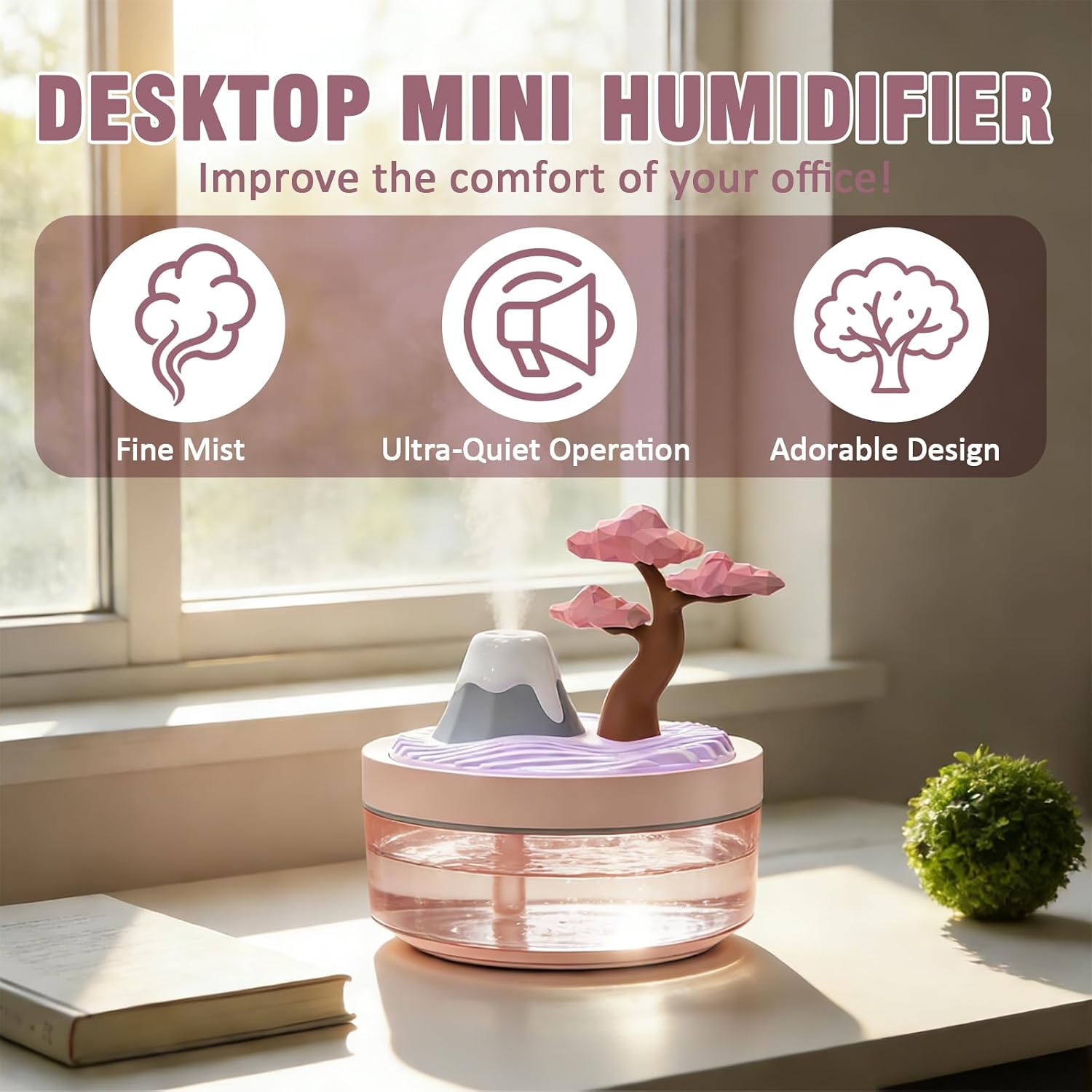 2026 New Upgrade Cherry Blosso - Humidifier Nursery Quiet recension och pris