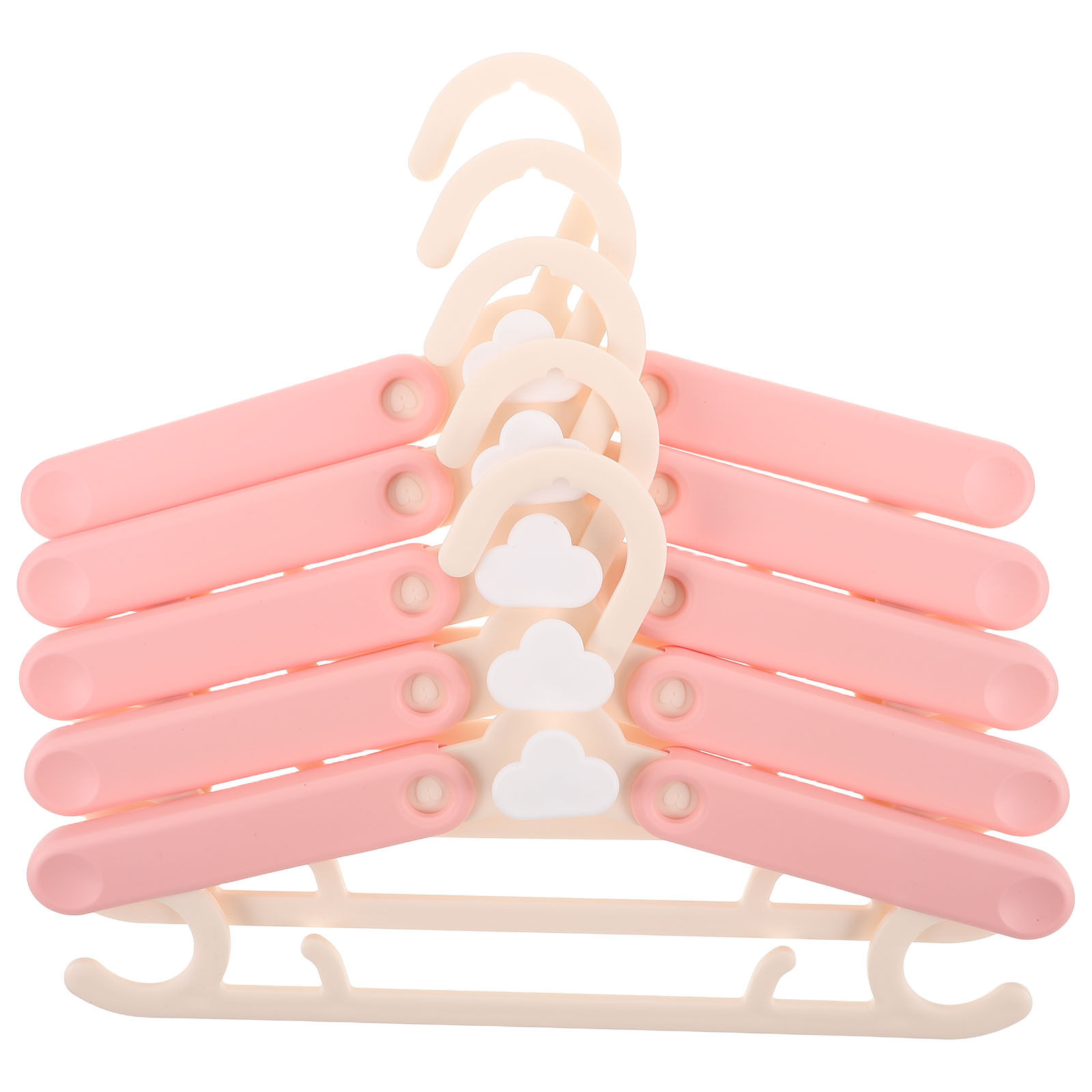 5Pcs Kids Adjustable Plastic H - Baby Nursery Hangers recension och pris