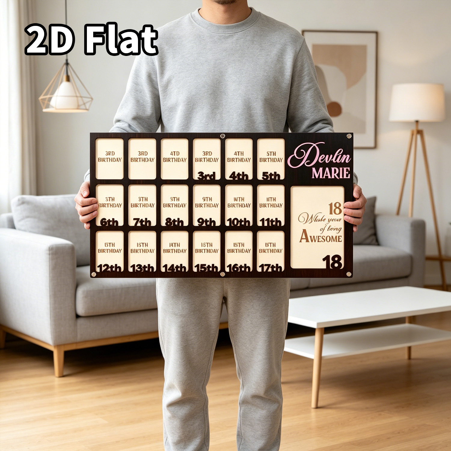 1Pc Custom Grade Photo Frame W - Baby Nursery Home recension och pris