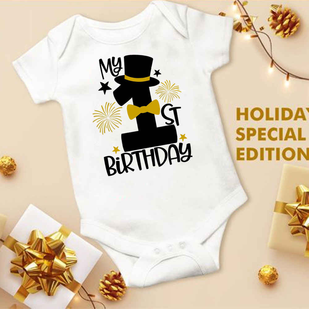 My 1st Birthday Newborn Romper - Baby Nursery Ideas Boy recension och pris