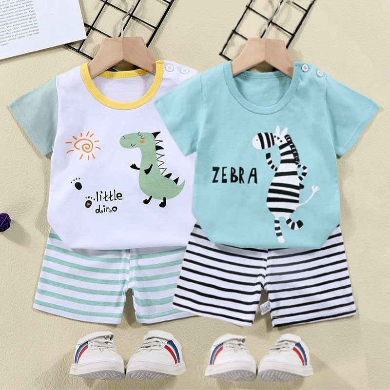 Cotton Tees+Shorts 2-piece Tra - Baby Nursery Ideas Boy recension och pris