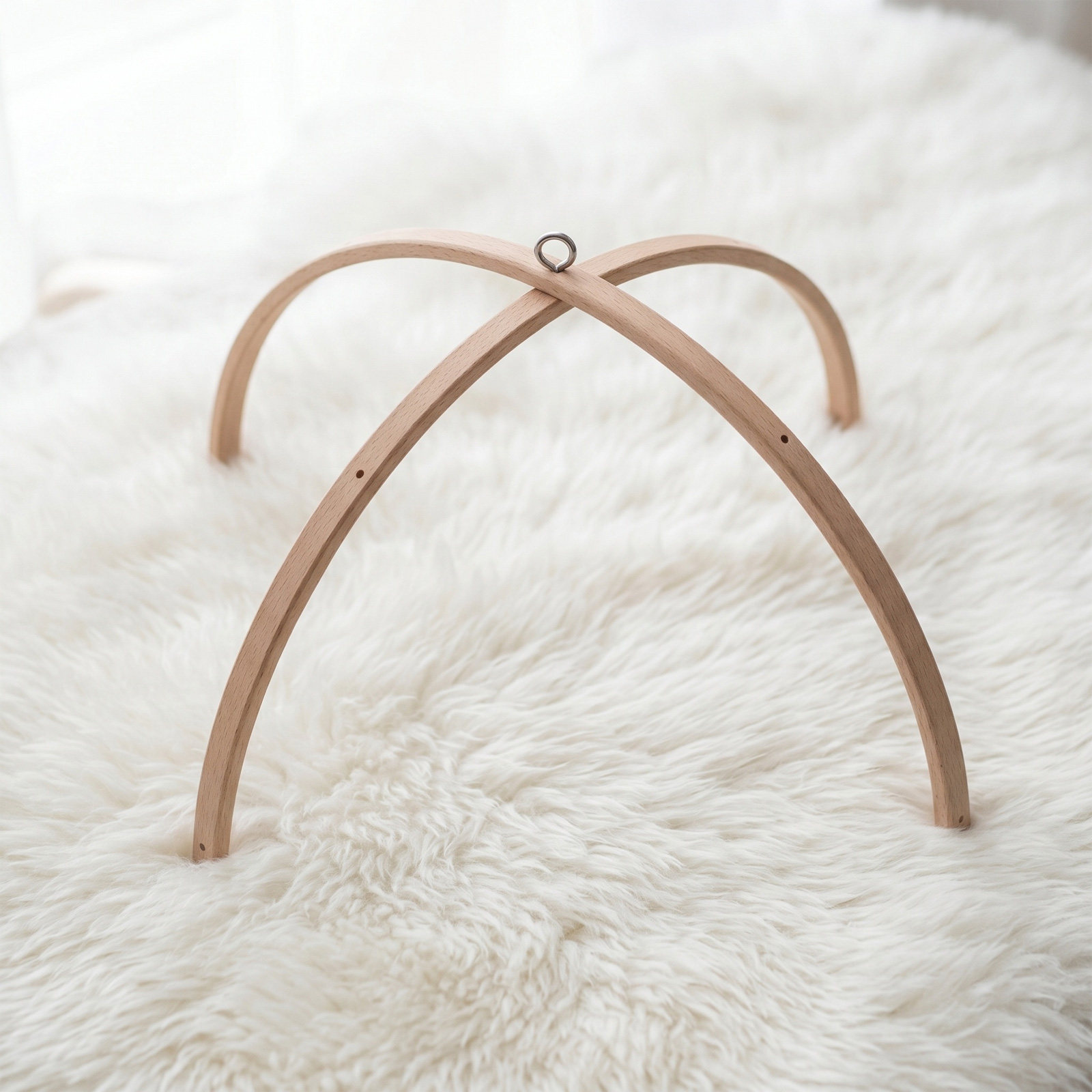 Bamboo Wooden Mobile Frame Win - Baby Nursery Hangers recension och pris