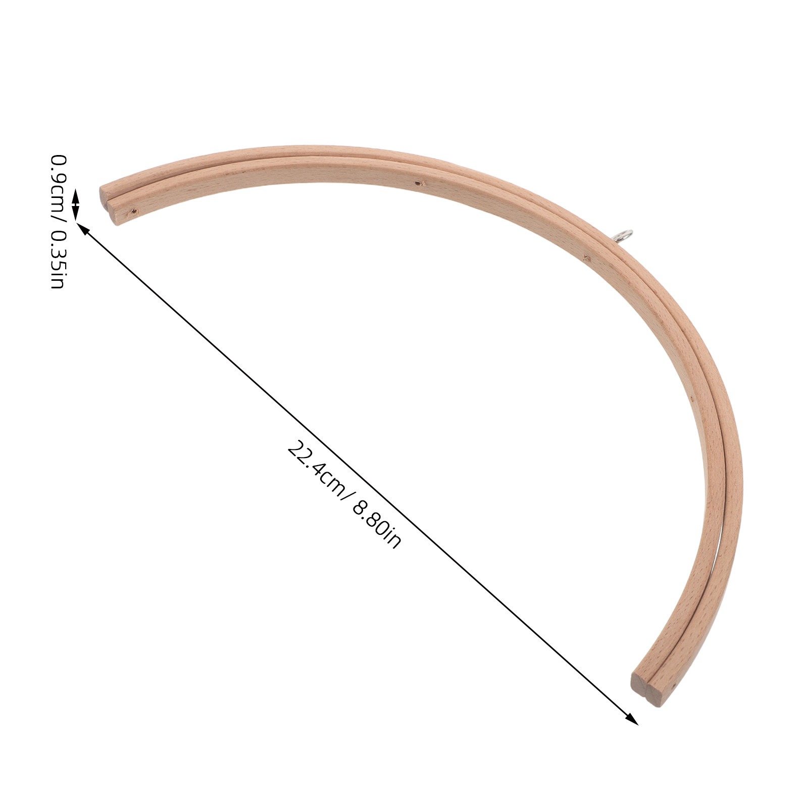 Bamboo Wooden Mobile Frame Win - Baby Nursery Hangers recension och pris