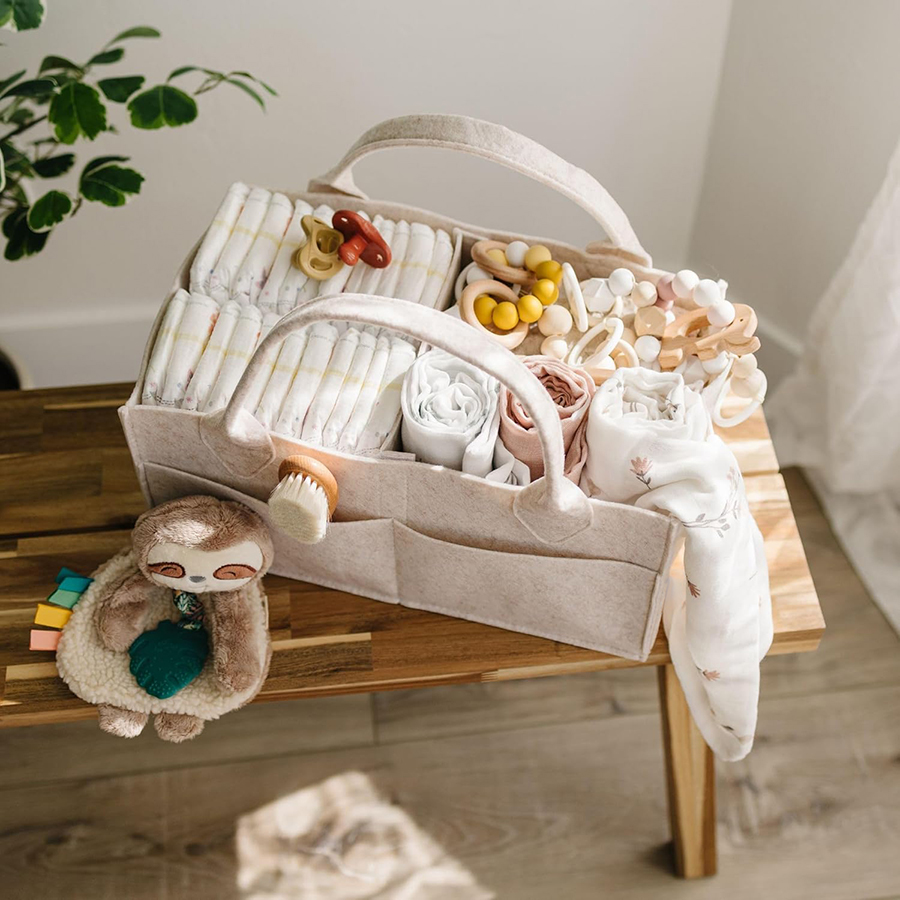 Baby Diaper Ball Bag Organizer - Baby Nursery Organiser recension och pris