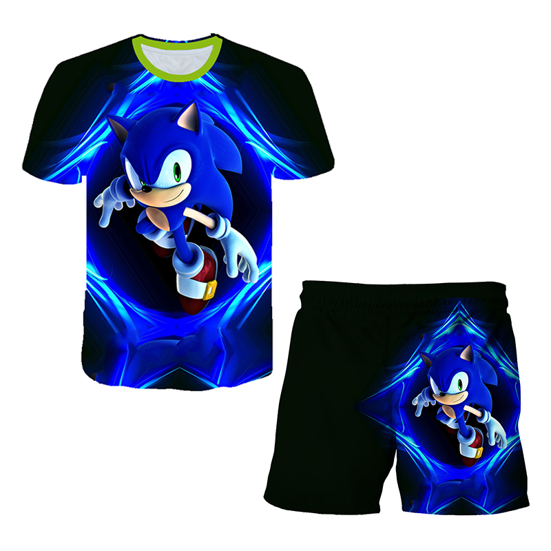 Summer New T-shirts Boys Sonic - Baby Nursery Ideas Boy recension och pris