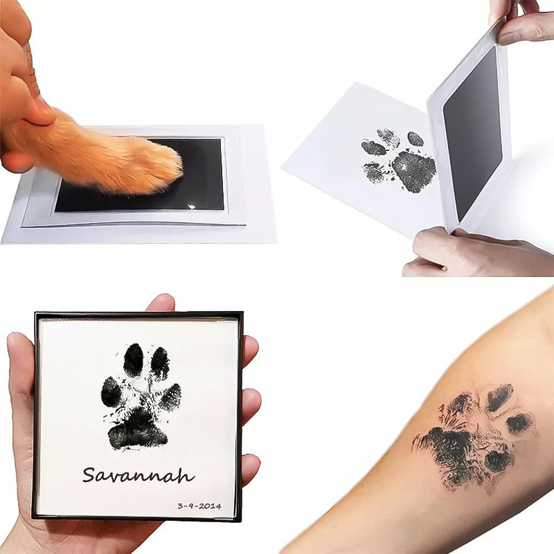 Pet Dog Cat Paw Print Ink Set  - Footprint Ink Kit recension och pris