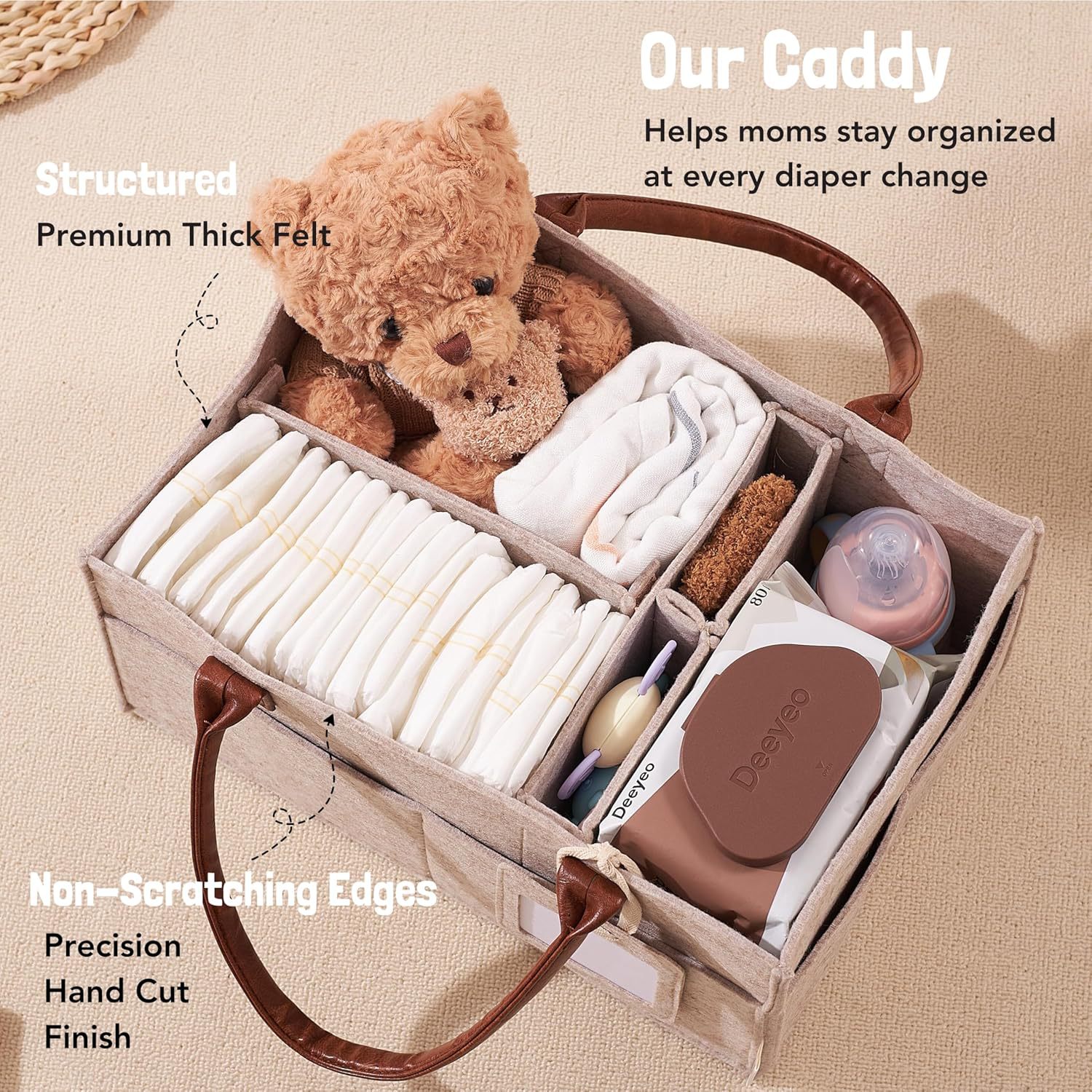 Baby Felt Storage Nursery Orga - Baby Nursery Organiser recension och pris