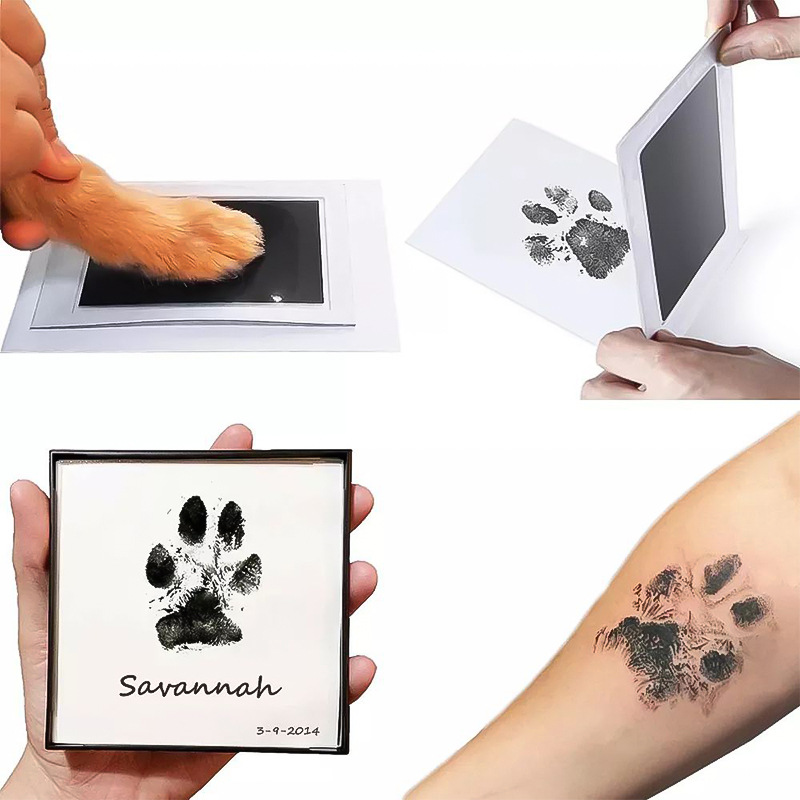 Cat Dog Paw Print Ink Kit Pad  - Footprint Ink Kit recension och pris