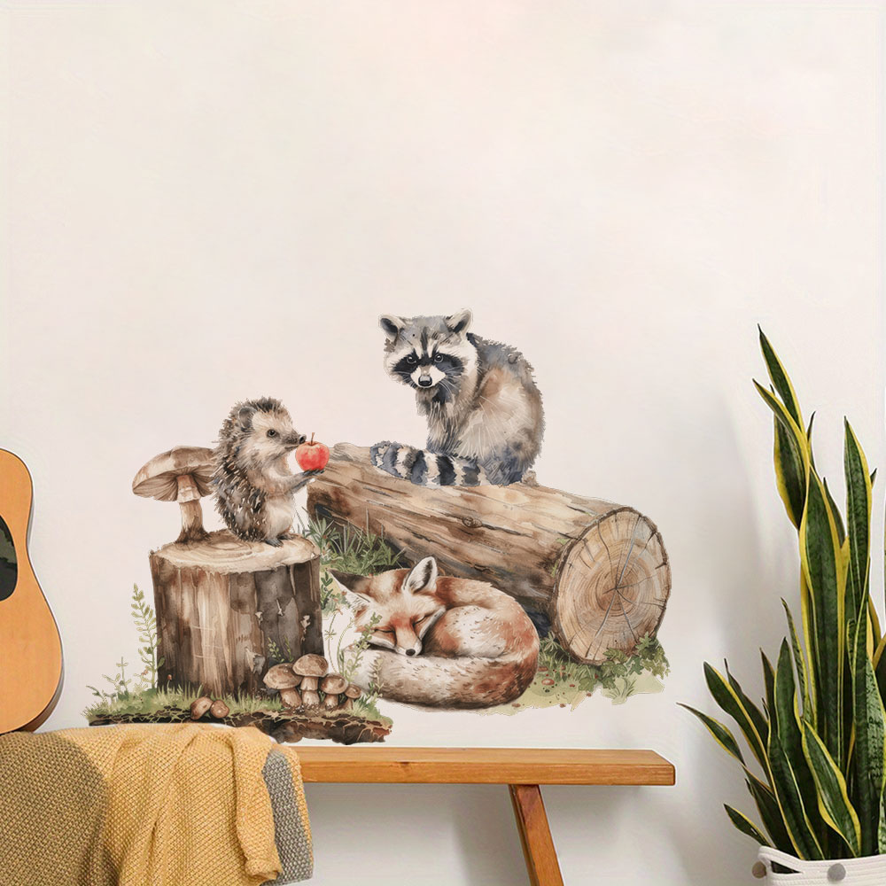 Cartoon Raccoon Hedgehog Fox S - Baby Nursery Set Furniture recension och pris