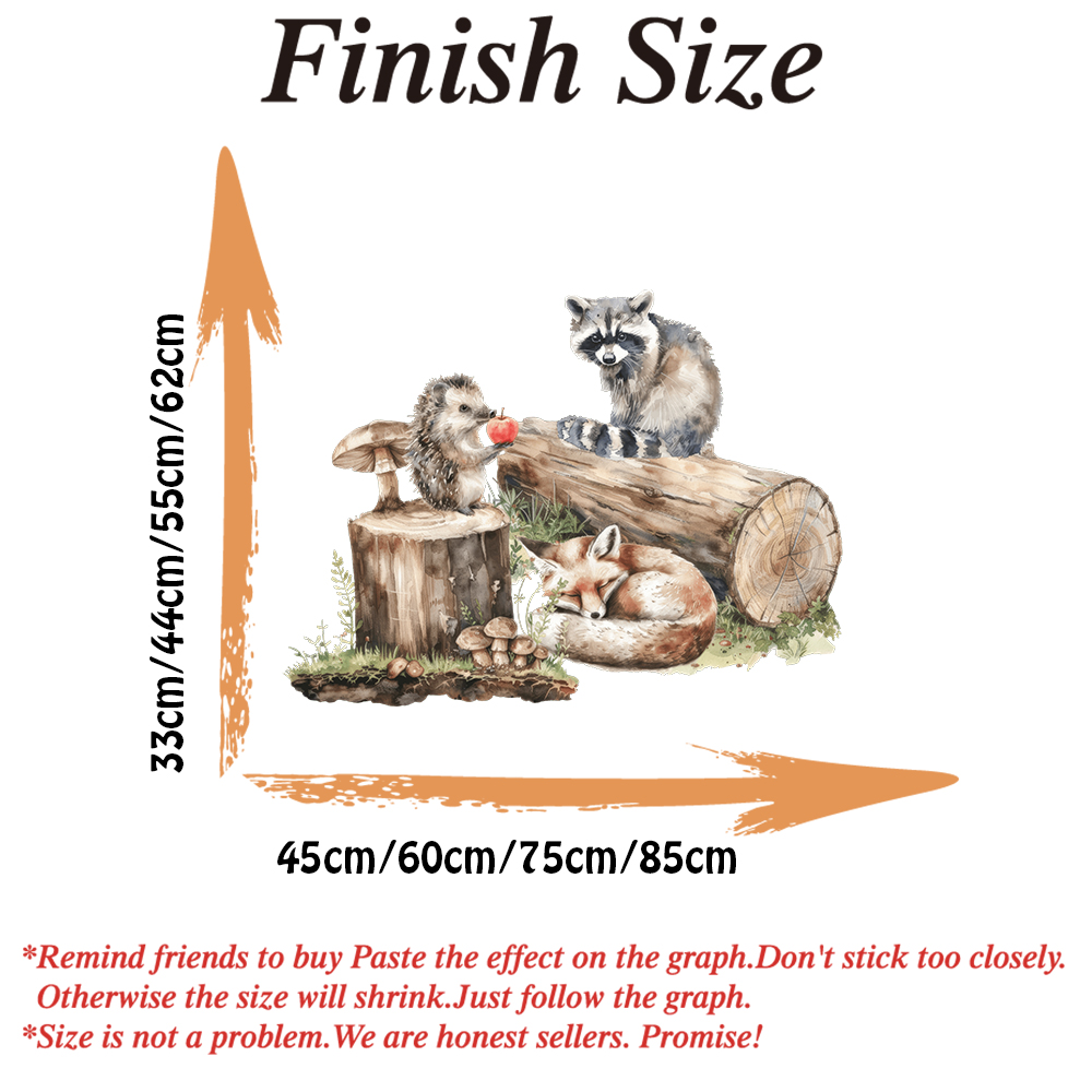 Cartoon Raccoon Hedgehog Fox S - Baby Nursery Set Furniture recension och pris