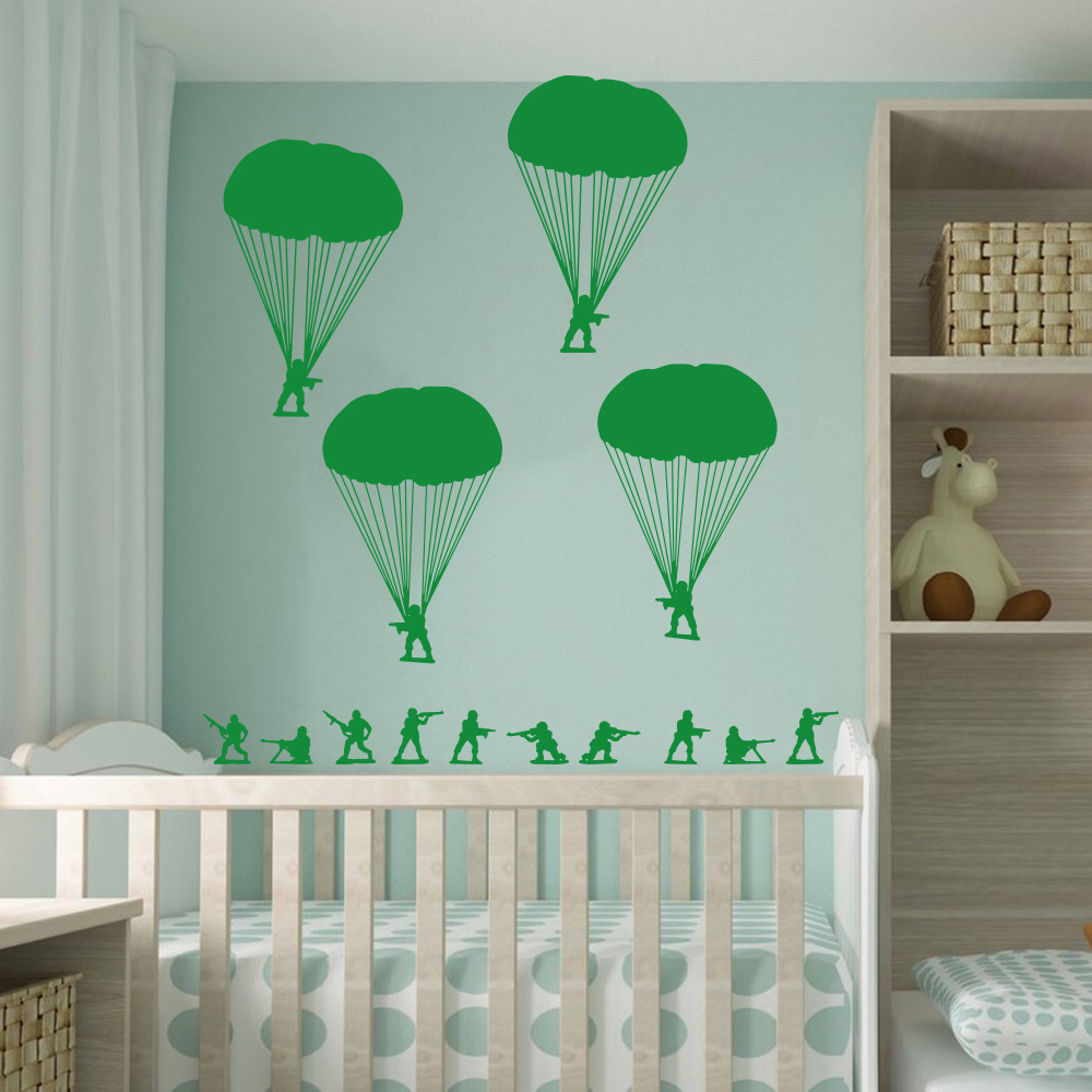 Army Men Soldiers Paratroopers - Baby Nursery Set Furniture recension och pris