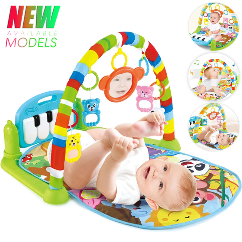 Baby Music Activity Gym Rug Pl - Baby Nursery Shelf recension och pris