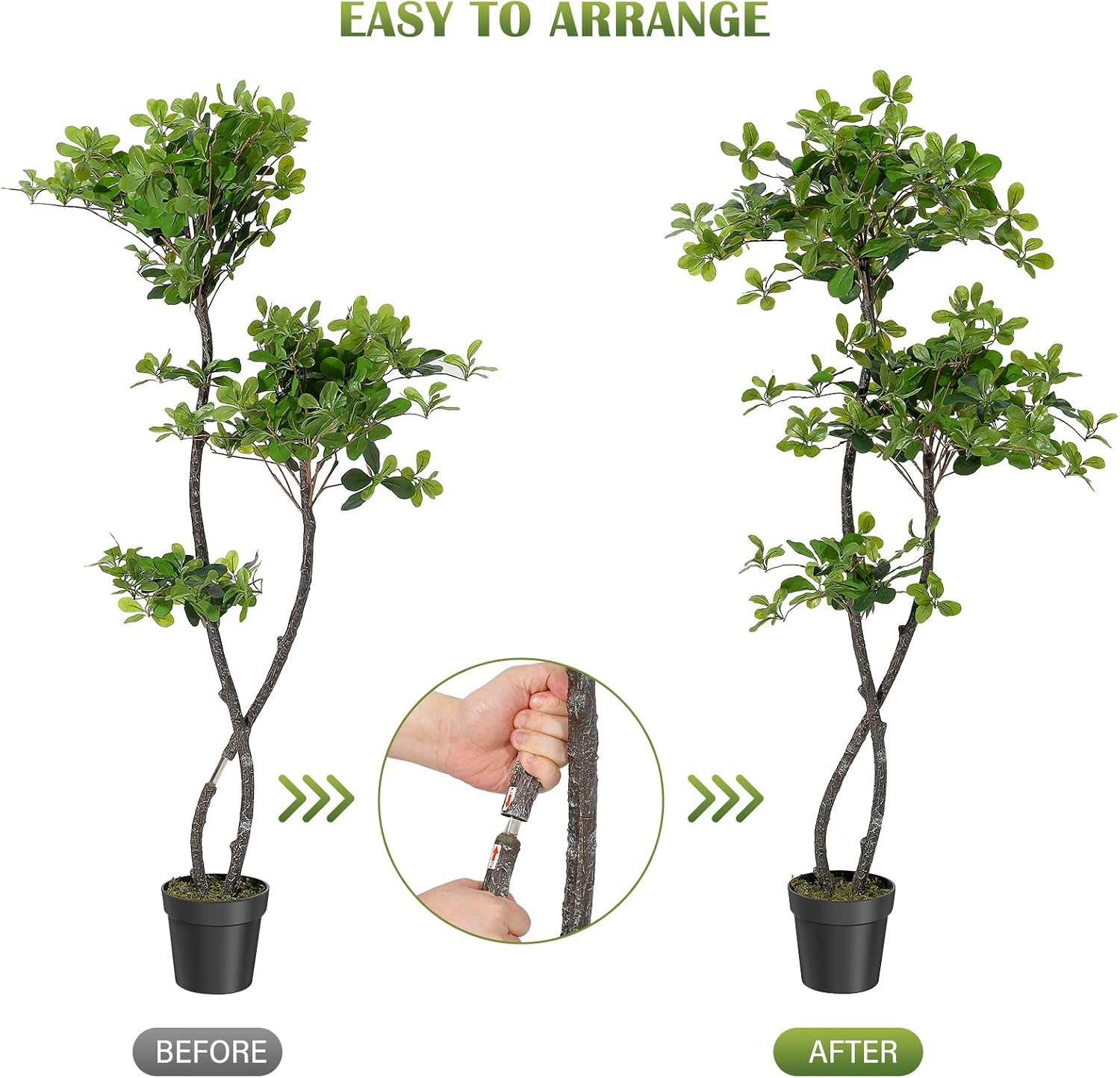 Artificial Plants Indoor, 5/6  - Baby Nursery Home recension och pris