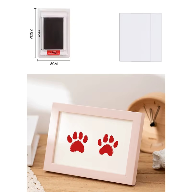 Safe Non-Toxic Pet Dog Cat Paw - Footprint Ink Kit recension och pris