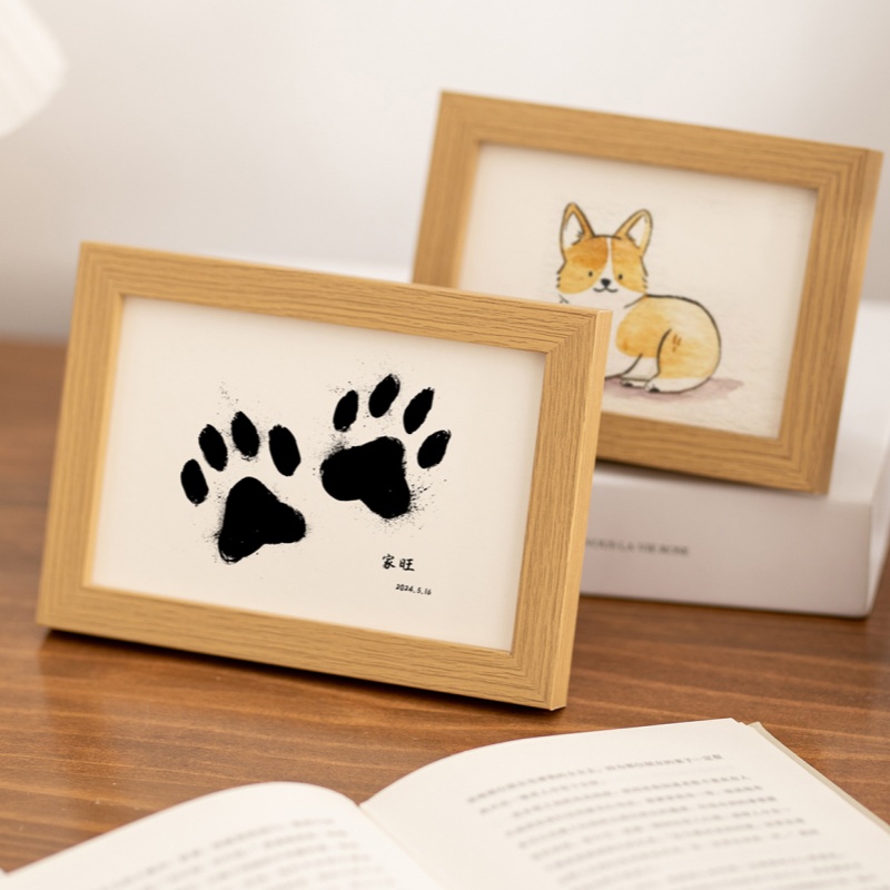 Safe Non-Toxic Pet Dog Cat Paw - Footprint Ink Kit recension och pris