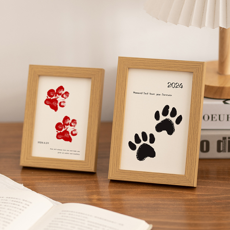 Safe Non-Toxic Pet Dog Cat Paw - Footprint Ink Kit recension och pris