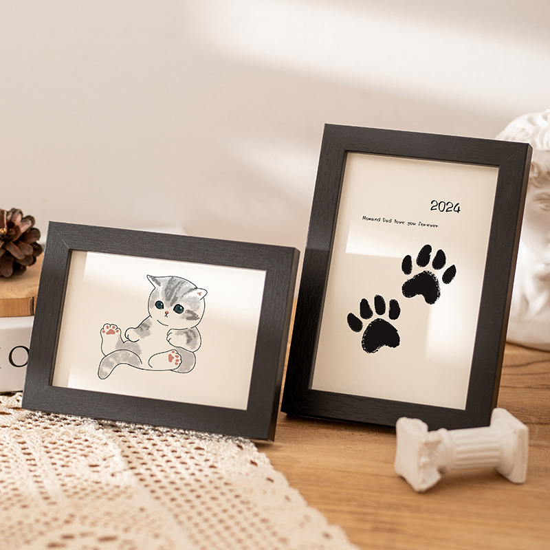 Safe Non-Toxic Pet Dog Cat Paw - Footprint Ink Kit recension och pris
