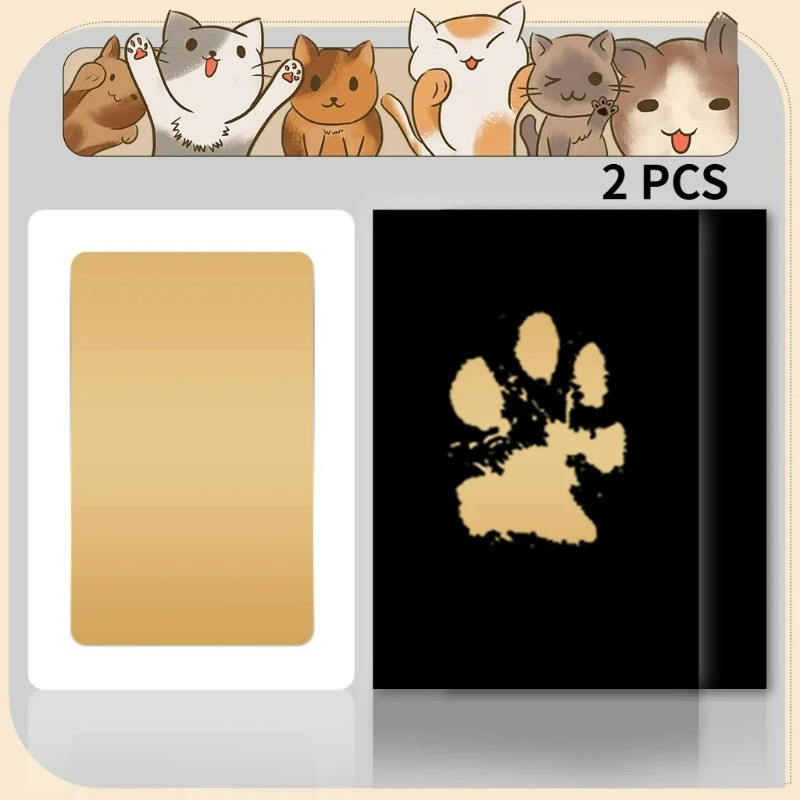 2PCS Baby Handprint and Footpr - Footprint Ink Kit recension och pris
