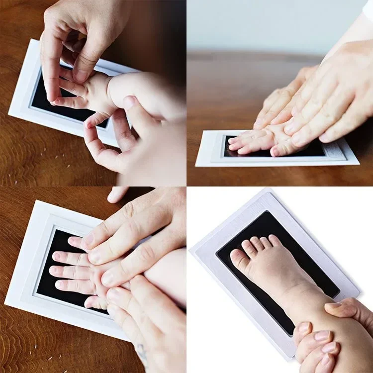 2 Set Newborn Baby DIY Hand An - Footprint Ink Kit recension och pris