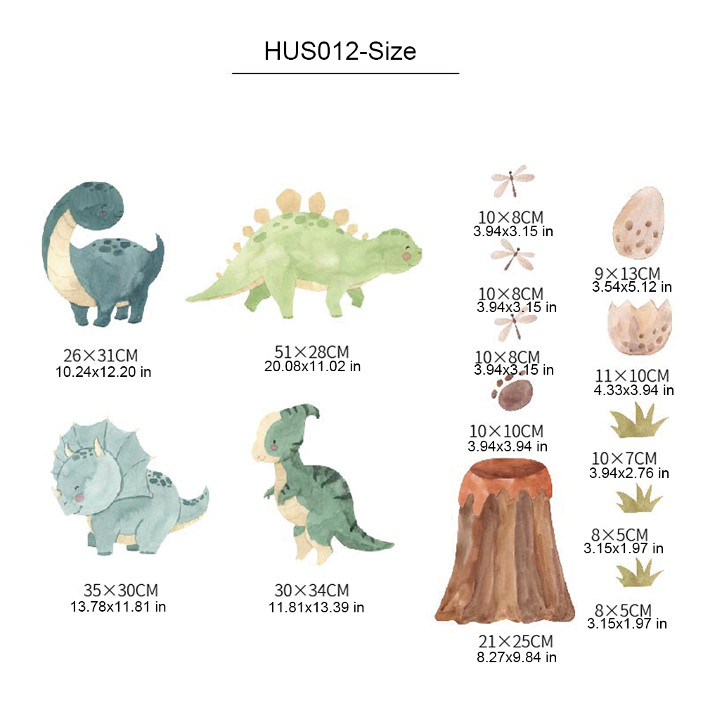 Dinosaur Wall Decals, Dino Alp - Baby Nursery Set Furniture recension och pris