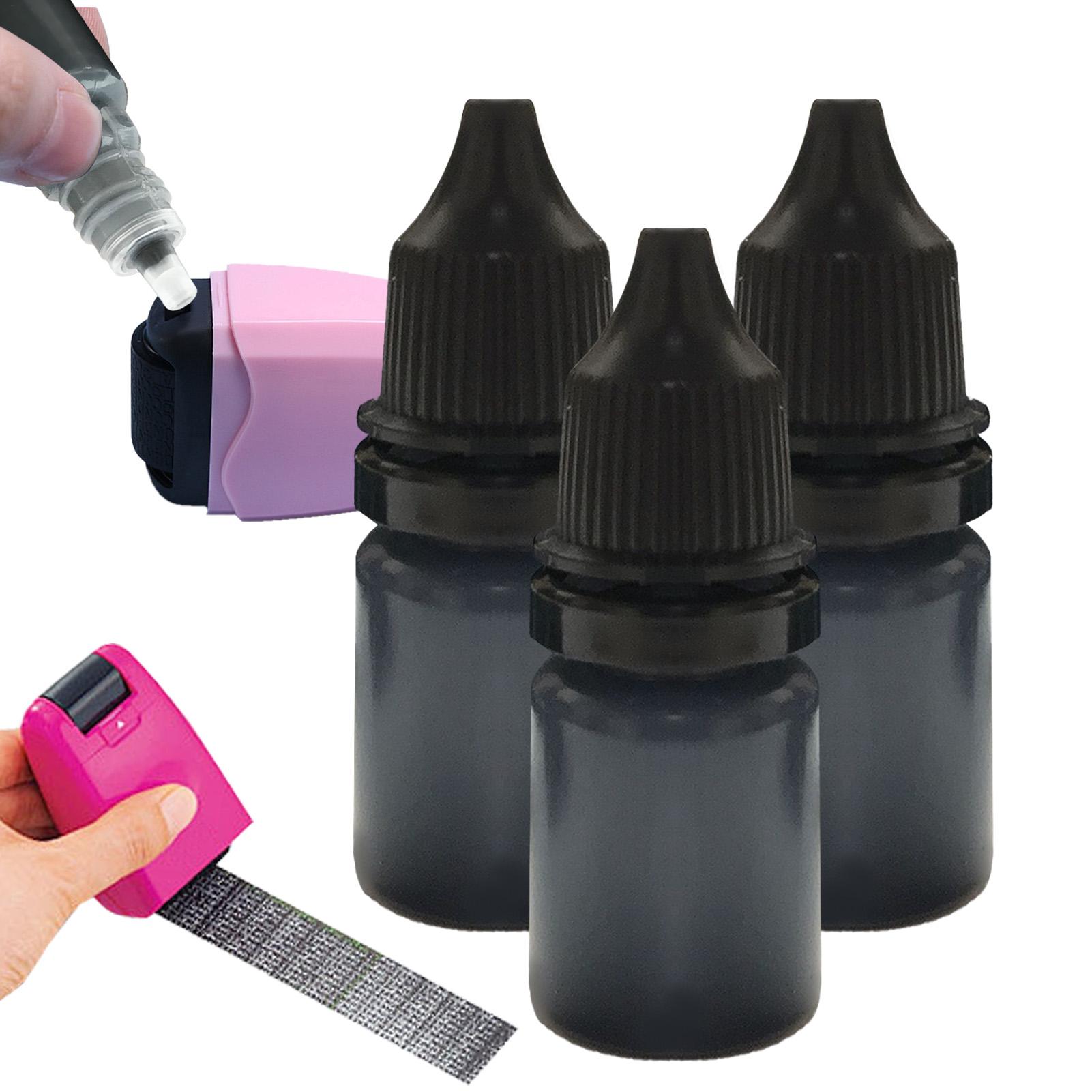Black Stamp Ink 3Pcs/set Fast  - Footprint Ink Kit recension och pris