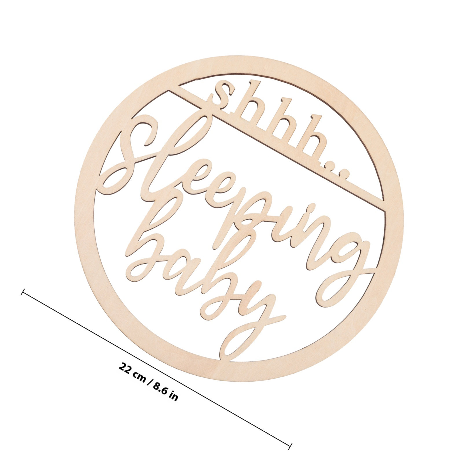 Hollow Wooden Baby Sleeping Si - Baby Nursery Hangers recension och pris
