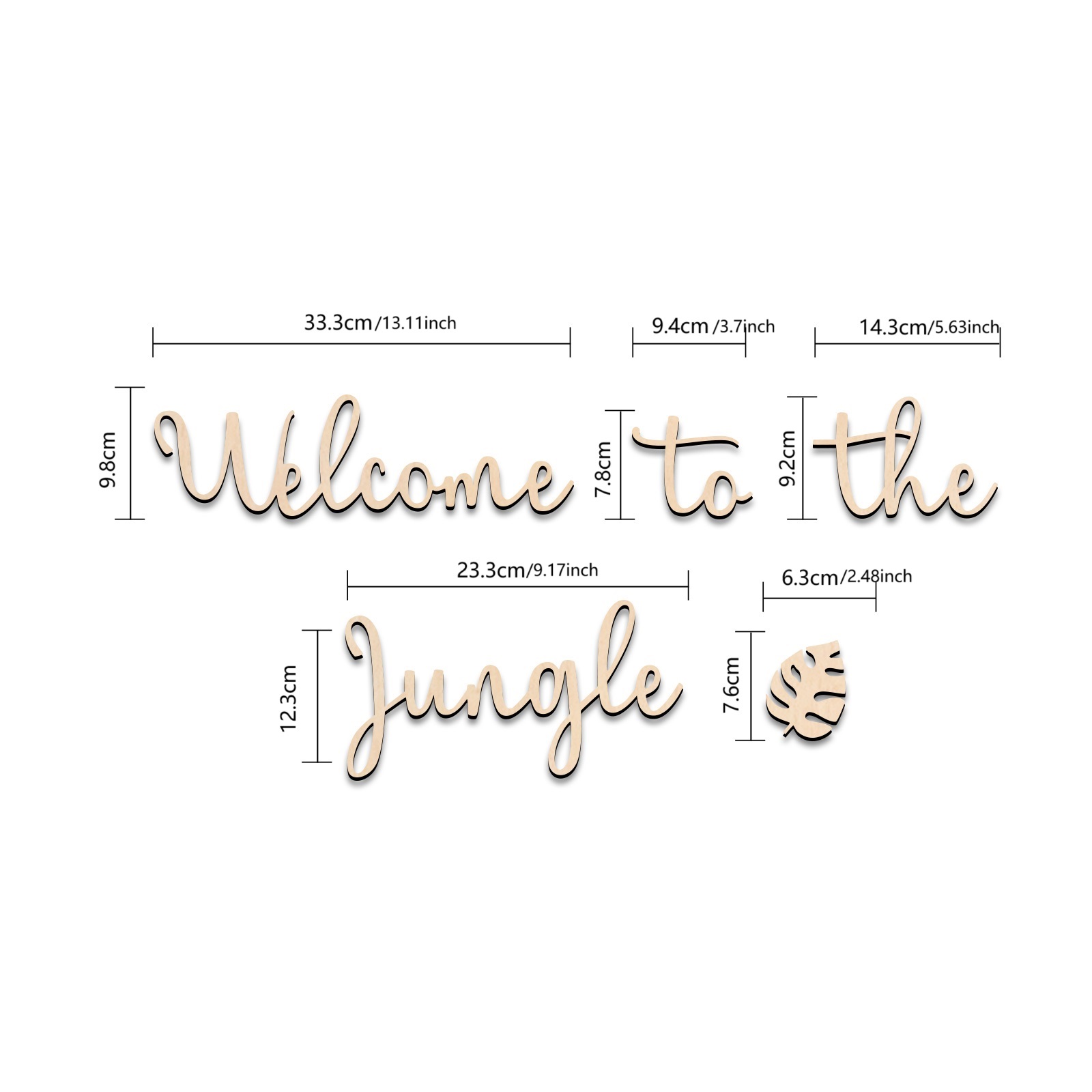 Welcome to the Jungle Wooden S - Baby Nursery Home recension och pris
