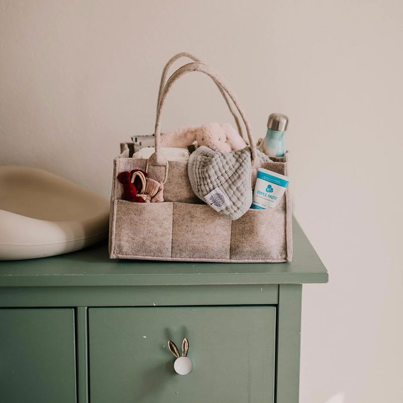 Diaper Caddy - Nursery Storage - Baby Nursery Organiser recension och pris