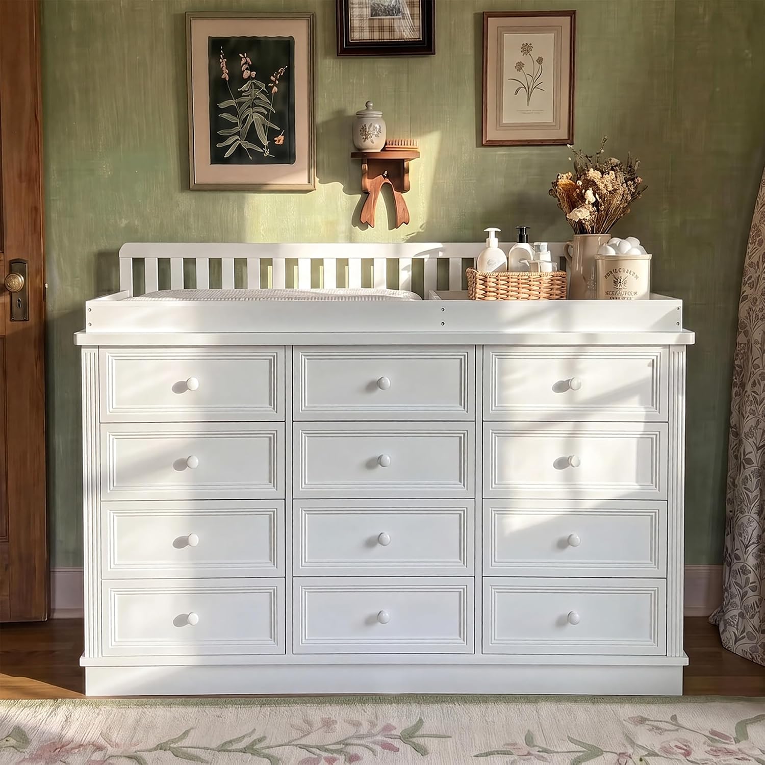 Baby Changing Table Dresser, 1 - Baby Nursery Table recension och pris