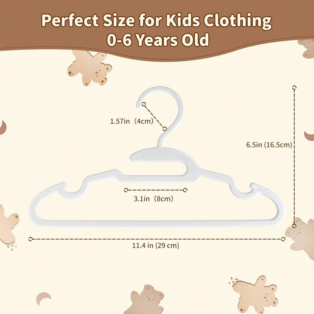 70 100 Pack Kids Hangers Plast - Baby Nursery Hangers recension och pris