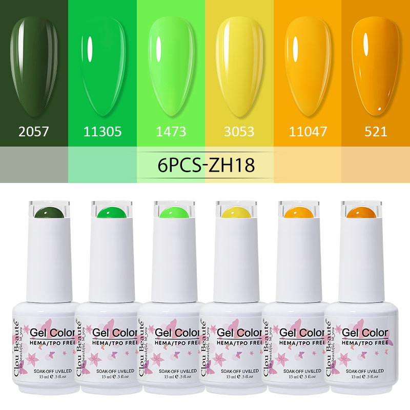 Clou Beaute 6pcs HEMA TPO FREE - Baby Nursery Jelly recension och pris