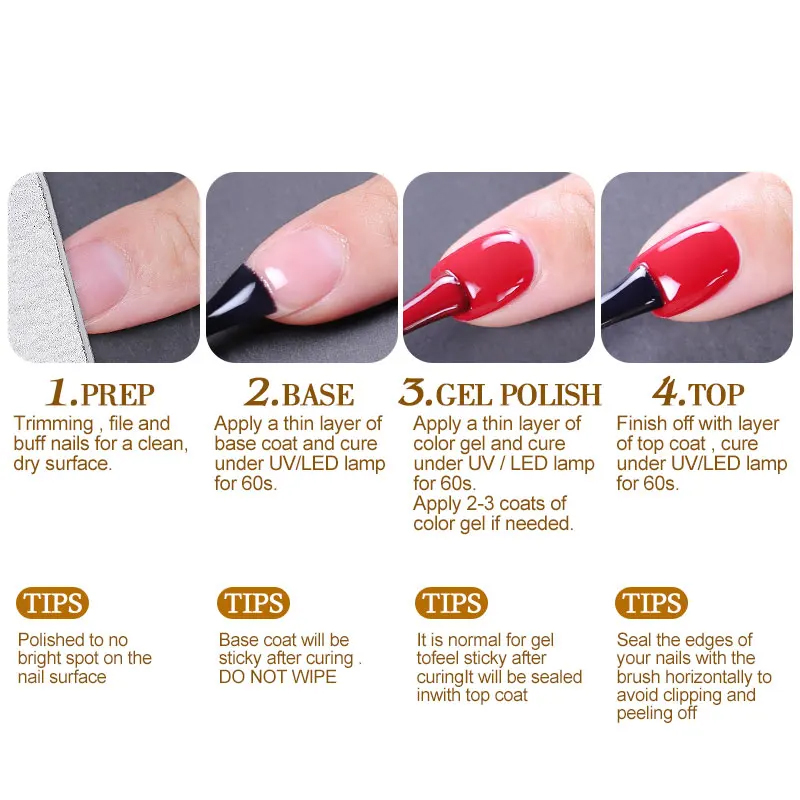 Clou Beaute 6pcs HEMA TPO FREE - Baby Nursery Jelly recension och pris