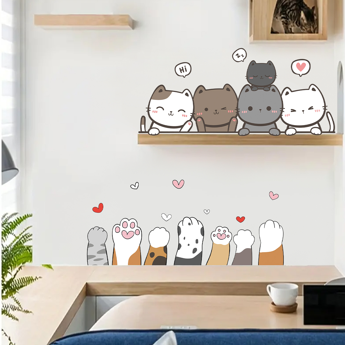 1Pc Cartoon Cute Cat Claw for  - Baby Nursery Set Furniture recension och pris